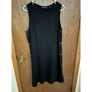New York & Co Size L Talk Black‎ Dress